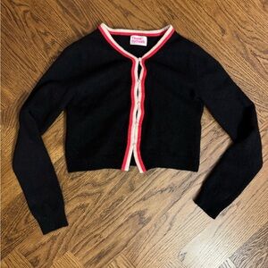 FROM FUTURE cropped cashmere sweater with buttons size small